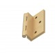 FLAT CORNER HINGE 40x40 / MAT GOLD VARIOUS HINGES